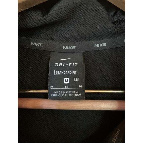 $90 Nike Mens Medium Full Zip Dri-Fit Jacket Hoodie Black Camo Gorpcore Outdoors - Picture 4 of 11